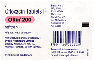 Oflin 200 Tablet 10