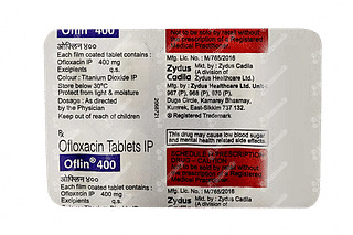 Oflin 400 MG Tablet 10