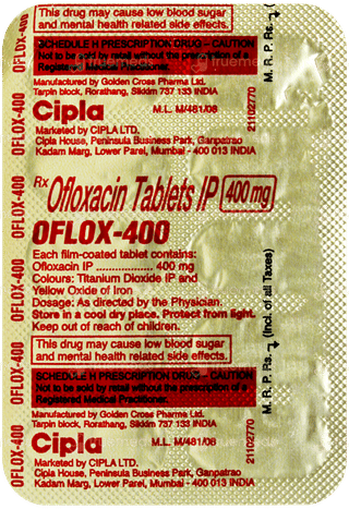 Oflox 400 Tablet 10