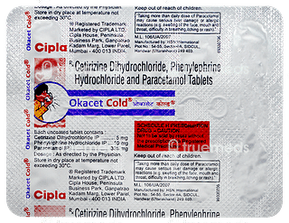 Okacet Cold 325/10/5 MG Tablet 10