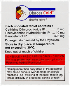 Okacet Cold Tablet 10
