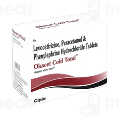 Okacet Cold Total Tablet 10