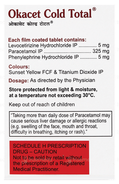 Okacet Cold Total Tablet 10 Okacet Cold Total Tablet 10