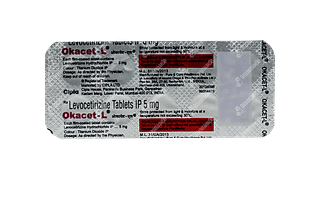 Okacet L 5 MG Tablet 10