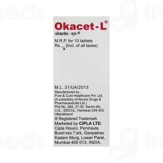 Okacet L Tablet 10