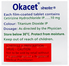 Okacet Tablet 10 Okacet Tablet 10