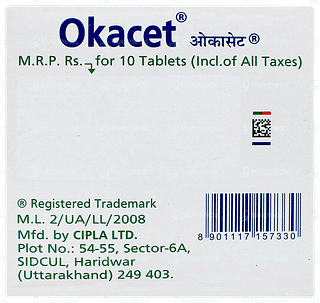 Okacet Tablet 10