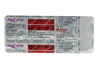 Olbet Ct 40/12.5 MG Tablet 10