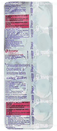 Olbet Trio 20 Tablet 10