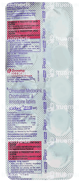 Olbet Trio 20 Tablet 10