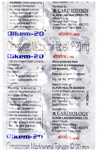 Olkem 20 Tablet 15