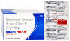 Olkem 40 Am Tablet 15 Olkem 40 Am Tablet 15