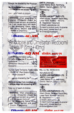 Olkem 40 Am Tablet 15 Olkem 40 Am Tablet 15
