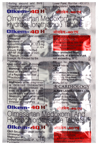 Olkem 40 H Tablet 15