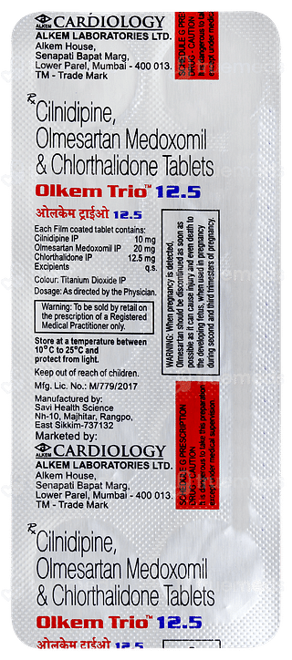 Olkem Trio 12.5 Tablet 10