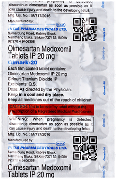 Olmark 20 Tablet 15 Olmark 20 Tablet 15