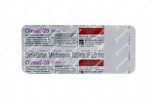 Olmat 20 MG Tablet 10