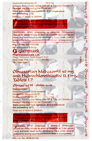 Olmax 40 H Tablet 15