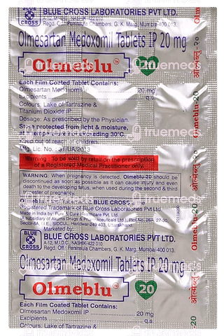 Olmeblu 20 MG Tablet 15