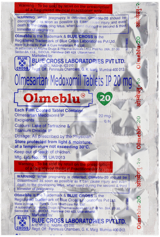Olmeblu 20 Tablet 15