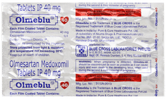 Olmeblu 40 Tablet 15 Olmeblu 40 Tablet 15