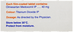Olmecip 40 Tablet 10 Olmecip 40 Tablet 10