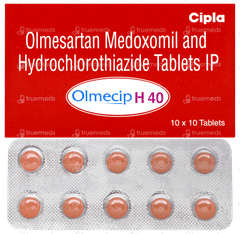 Olmecip H 40 Tablet 10 Olmecip H 40 Tablet 10