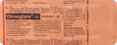 Olmeglare 20 Mg Tablet 10 Olmeglare 20 Mg Tablet 10