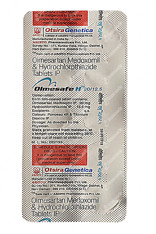 Olmesafe H 20/12.5 MG Tablet 10