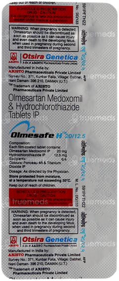 Olmesafe H 20/12.5 Tablet 10