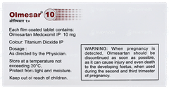 Olmesar 10 Tablet 15 Olmesar 10 Tablet 15