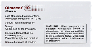 Olmesar 10 Tablet 15