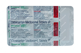 Olmesar 20 Tablet 15