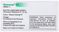 Olmesar 20 Tablet 15 Olmesar 20 Tablet 15
