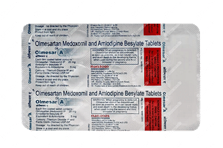 Olmesar A 20/5 MG Tablet 15