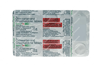 Olmesar Ch 40/12.5 MG Tablet 15