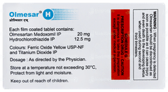 Olmesar H Tablet 15 Olmesar H Tablet 15