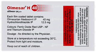 Olmesar H 40 Tablet 15