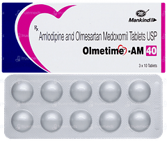 Olmetime Am 40 Tablet 10