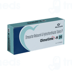 Olmetime H 20 Tablet 10 Olmetime H 20 Tablet 10