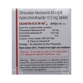 Olmetrack H 40 Tablet 10