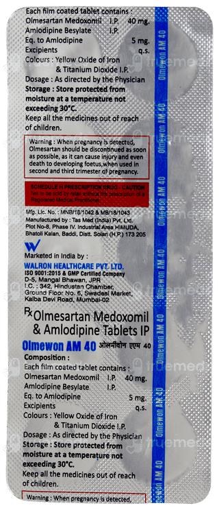 Olmewon Am 40 Tablet 10