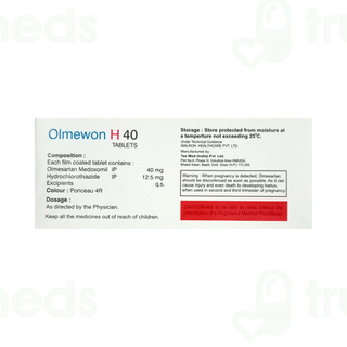 Olmewon H 40/12.5Mg Tablet 10