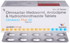 Olmewon Plus 20/5/12.5Mg Tablet 10 Olmewon Plus 20/5/12.5Mg Tablet 10
