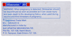 Olmezest 20 Tablet 10 Olmezest 20 Tablet 10