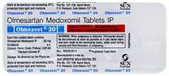 Olmezest 20 Tablet 10 Olmezest 20 Tablet 10
