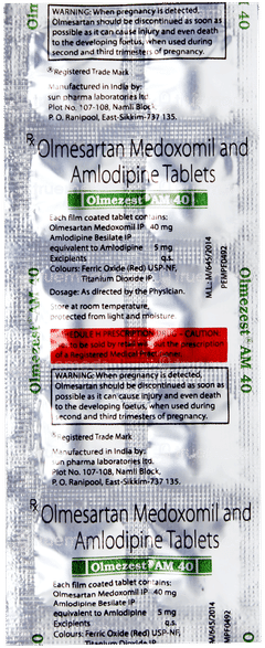 Olmezest Am 40 Tablet 10