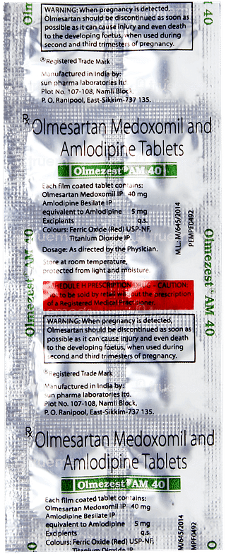 Olmezest Am 40 Tablet 10