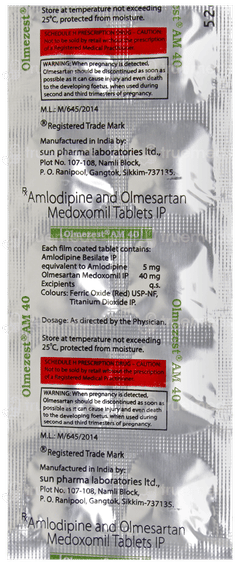 Olmezest Am 40 Tablet 10