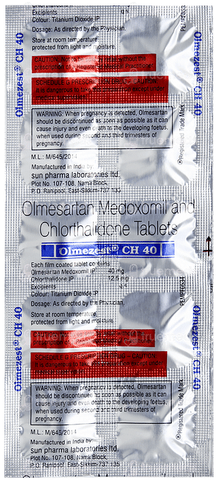 Olmezest Ch 40 Tablet 10